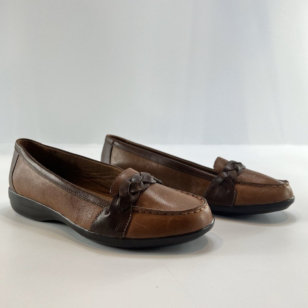 Clarks Bendables Leather Loafers